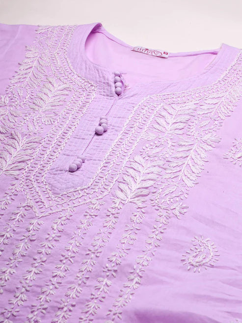 Ombre Shade Chikankari Kurta-2445